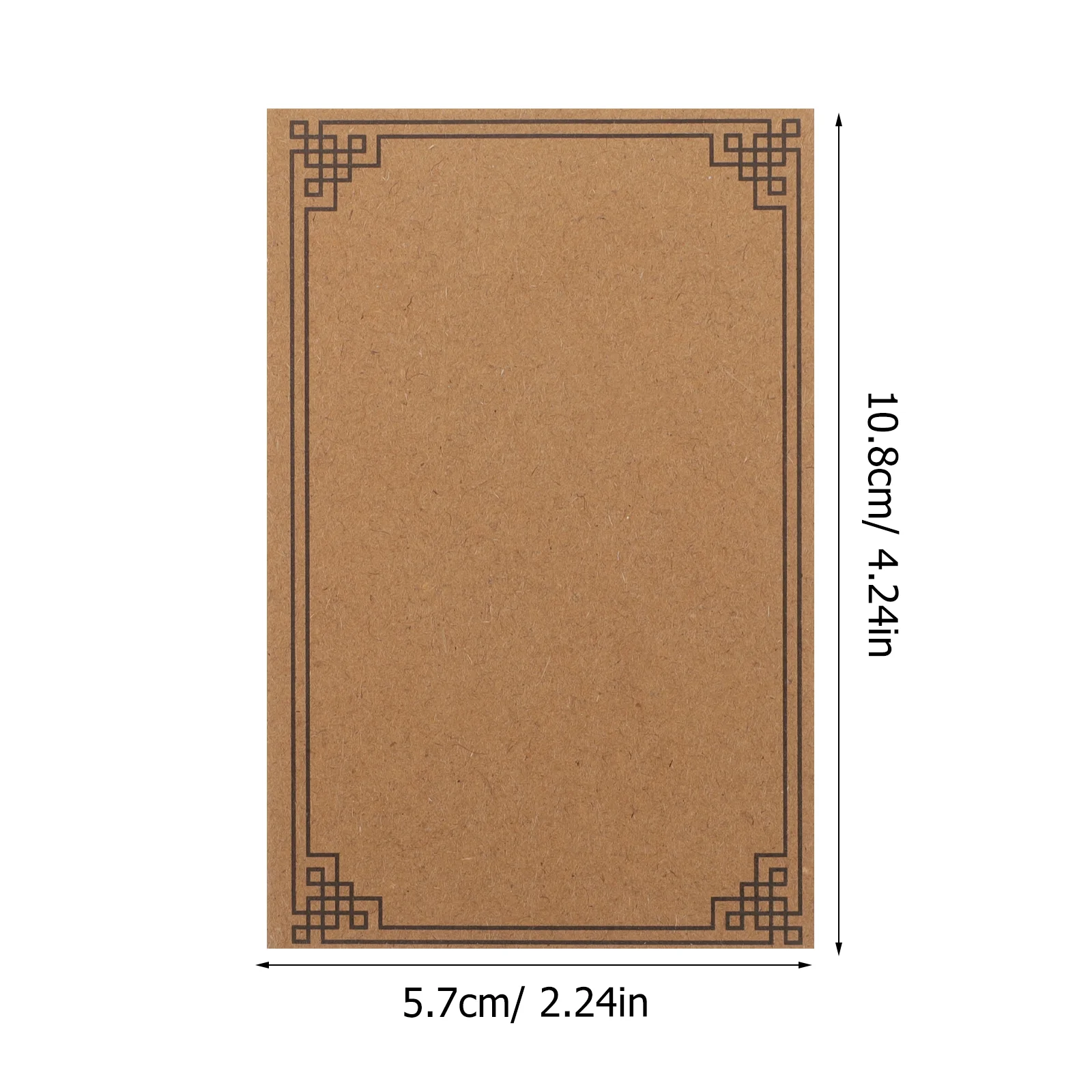 100 Pcs Seed Envelope Kraft Paper Envelopes Small for Coin Money Glue Credit Card Vellum