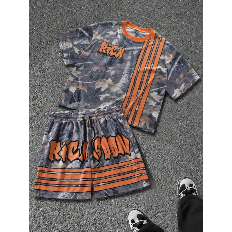 Men's Tracksuit for Man 2 Piece Sets Sweat Men's Top and Bottom Designer Clothes Man Clothing Trendy Two Piece Set Sports Suits