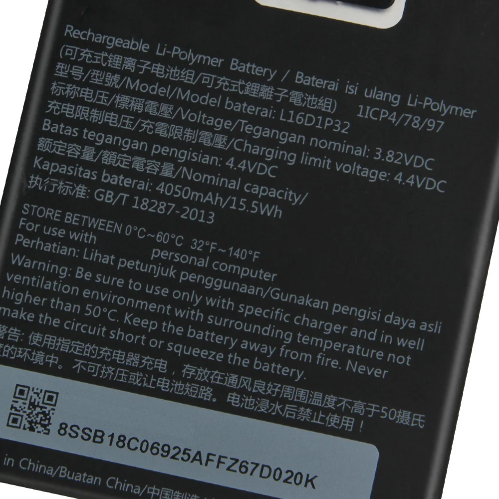 NEW Replacement Battery L16D1P32 For Lenovo Phab2 Phab 2 670Y PB2-650 PB2-650M PB2-670N PB2-670M PB2-670Y PB2 670N 4050mAh