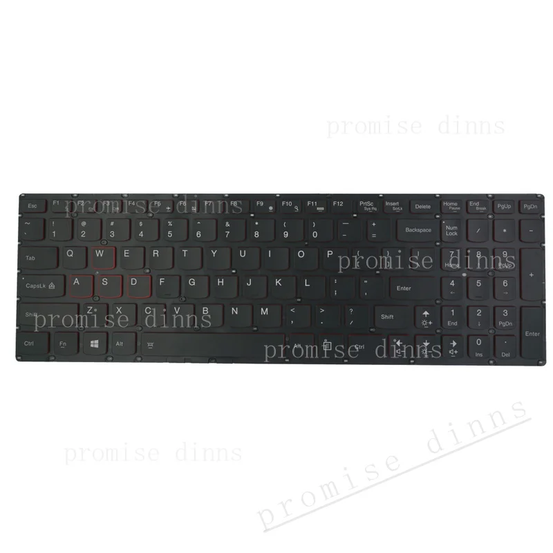 M  New for Lenovo Ideapad Y700-15ISK Y700-17ISK Y700-15ACZ Keyboard US Backlit