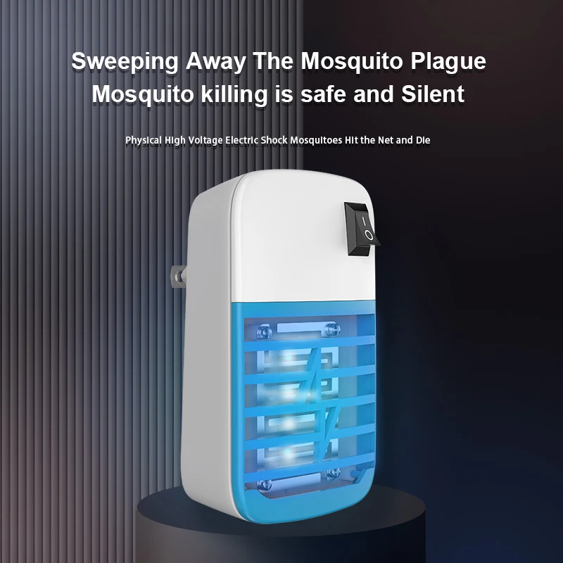 1PCS Electric mosquito killer, mosquito killer, fly catcher, non-toxic mosquito killer, for flies, mosquitoes, moths, kitchen