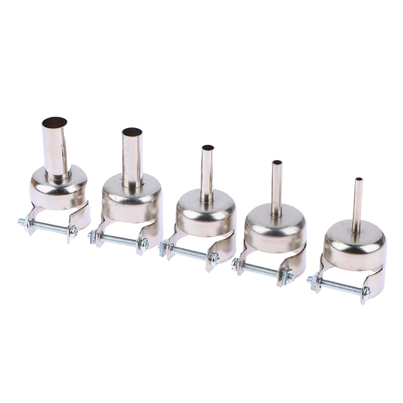 5 Stks/set 858d Universeel Heteluchtstation Ronde Nozzles Soldeerlasgereedschap Voor Hetelucht Hittebestendig Desoldeerstation