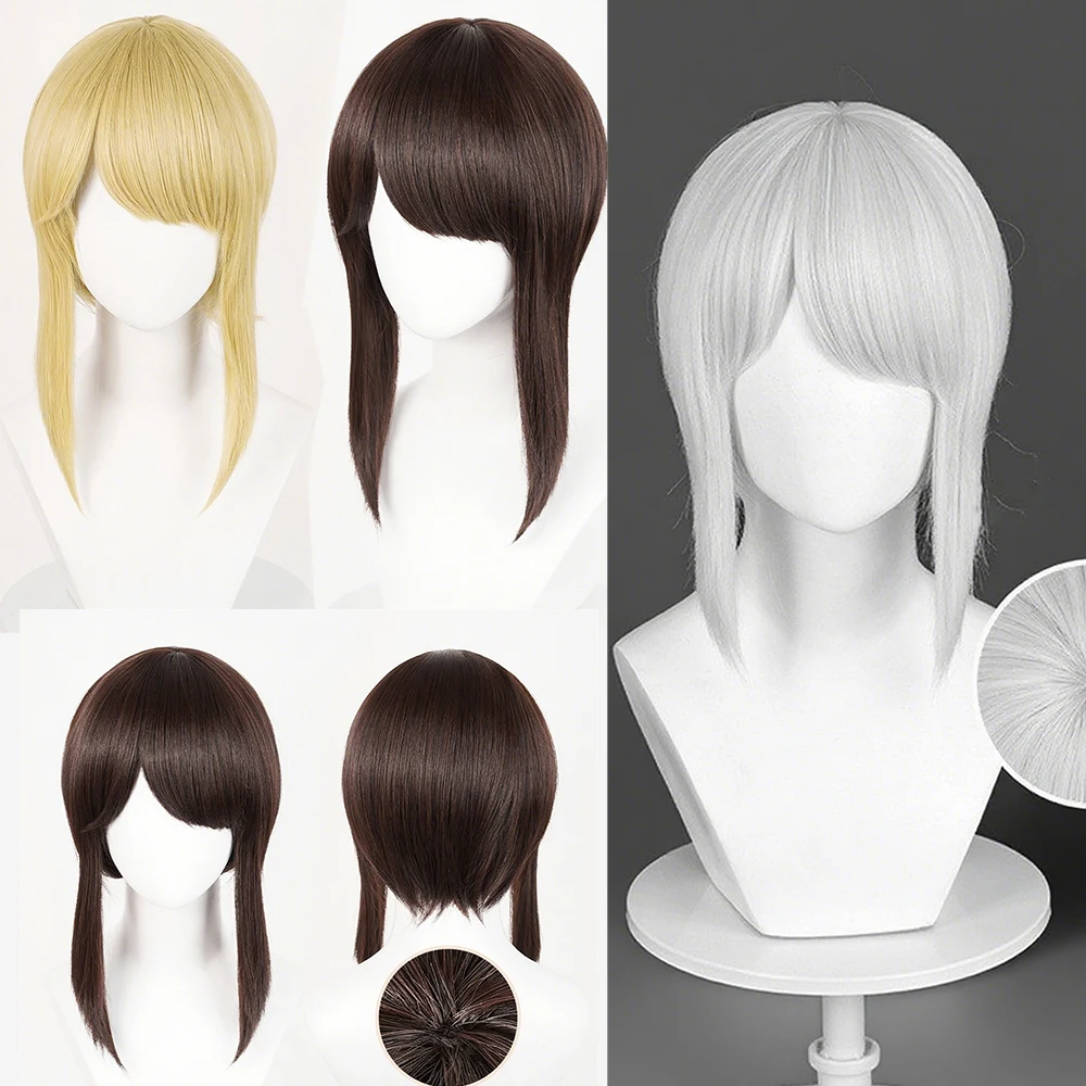 

Fifth Person Grid Emma Woods Miss Truth Gardener Cosplay Wigs Boys Girls Games Role Play Wig Anime Games Hair Adult Headwear Set