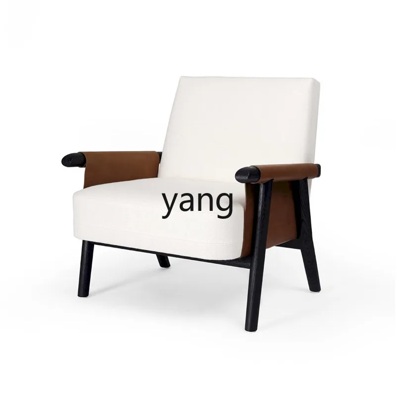 

LT Italian light luxury single sofa chair living room reception negotiation leisure chair