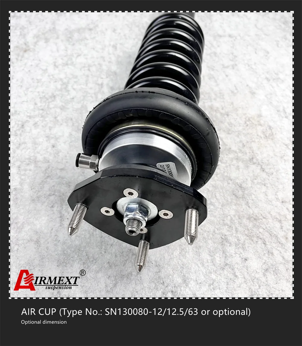 AIR CUP /SN130080BL1 Single convolution rubber airspring/airbag shock absorber/pneumatic/air suspension/air bellows gas spring