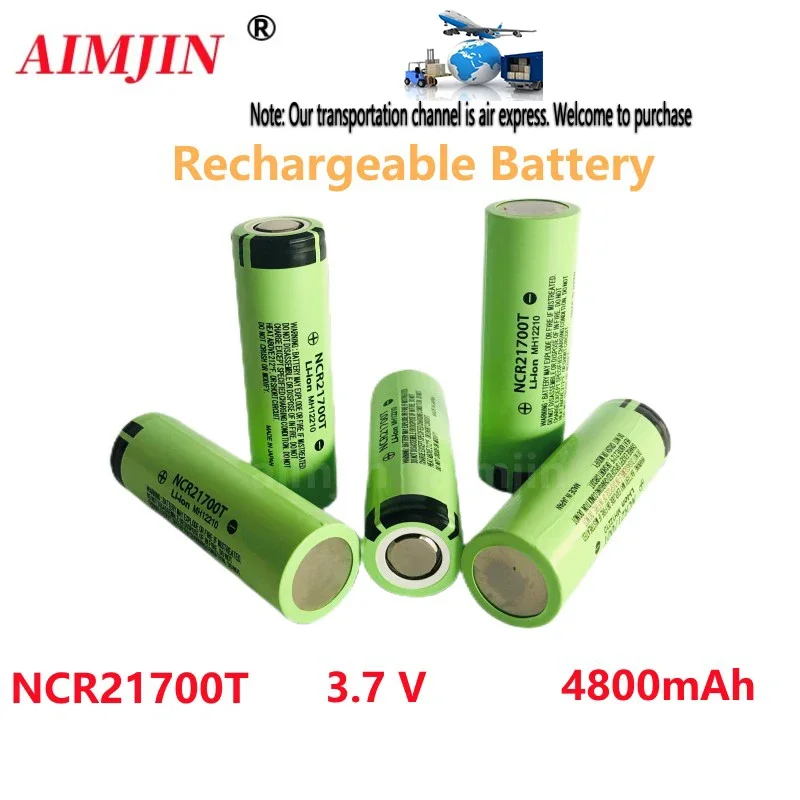 2024 Hot selling 21700 Rechargeable Battery 3.7V4.8Ah Power Li-ion High Discharge Batteries for Electrical Tools Replace battery