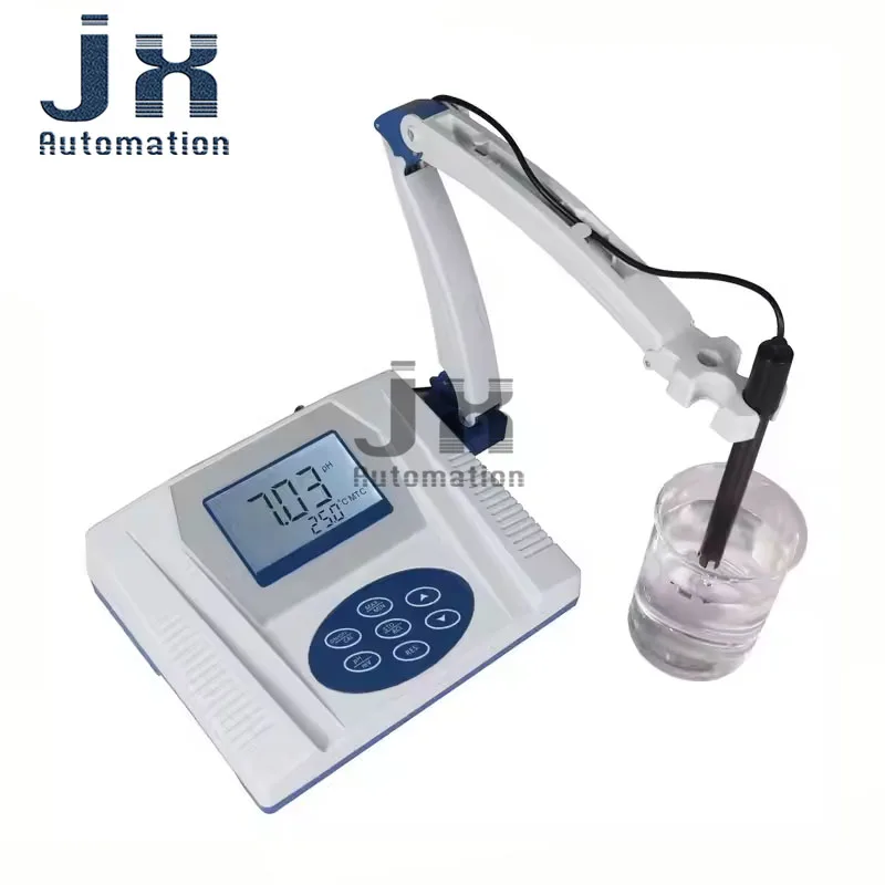 PHS‑3C 0.01 High‑Accuracy Benchtop pH Meter pH mV Temp Analyzer ATC Compensation Lab Water Tester Complete with Electrode