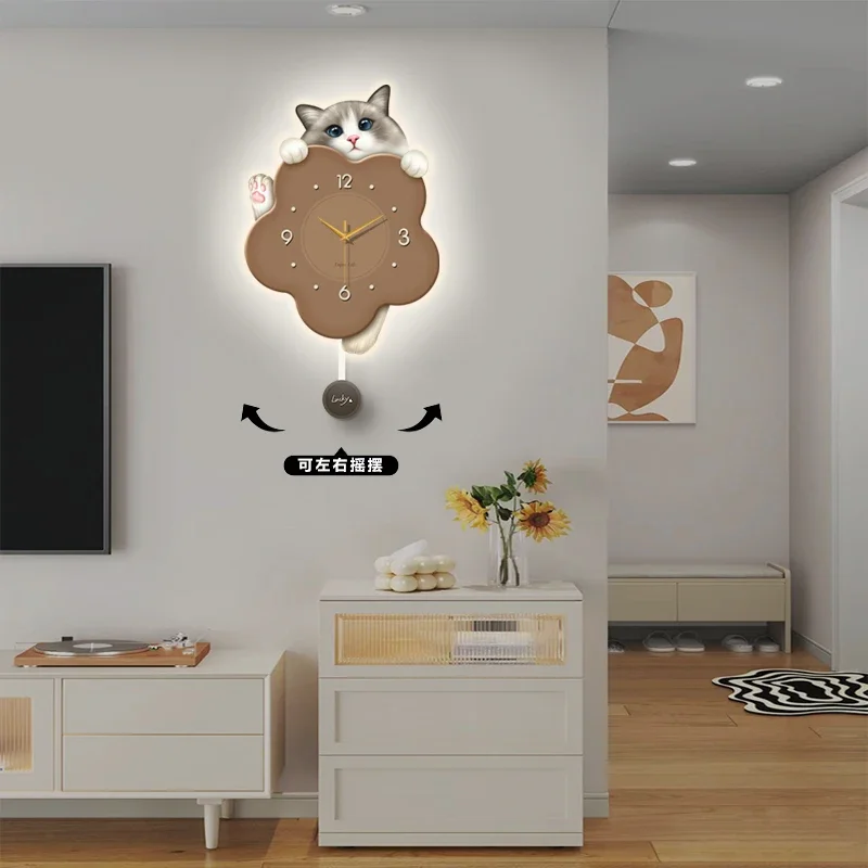 

Replica Mural Wall Clocks Living Room Luxury Cartoon Creative Wall Watch Aesthetic Restaurant Craft Wanduhr Room Decoration