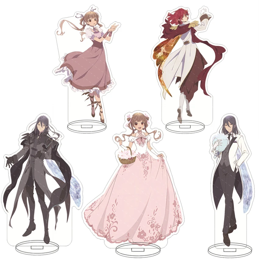 16CM Anime Acryl-Ständer Sugar Apple Märchen Anne Halford ‌   Char Fern Char Mithril Deckel-Pod ‌   Cosplay-Figuren, Ornamente, Geschenke