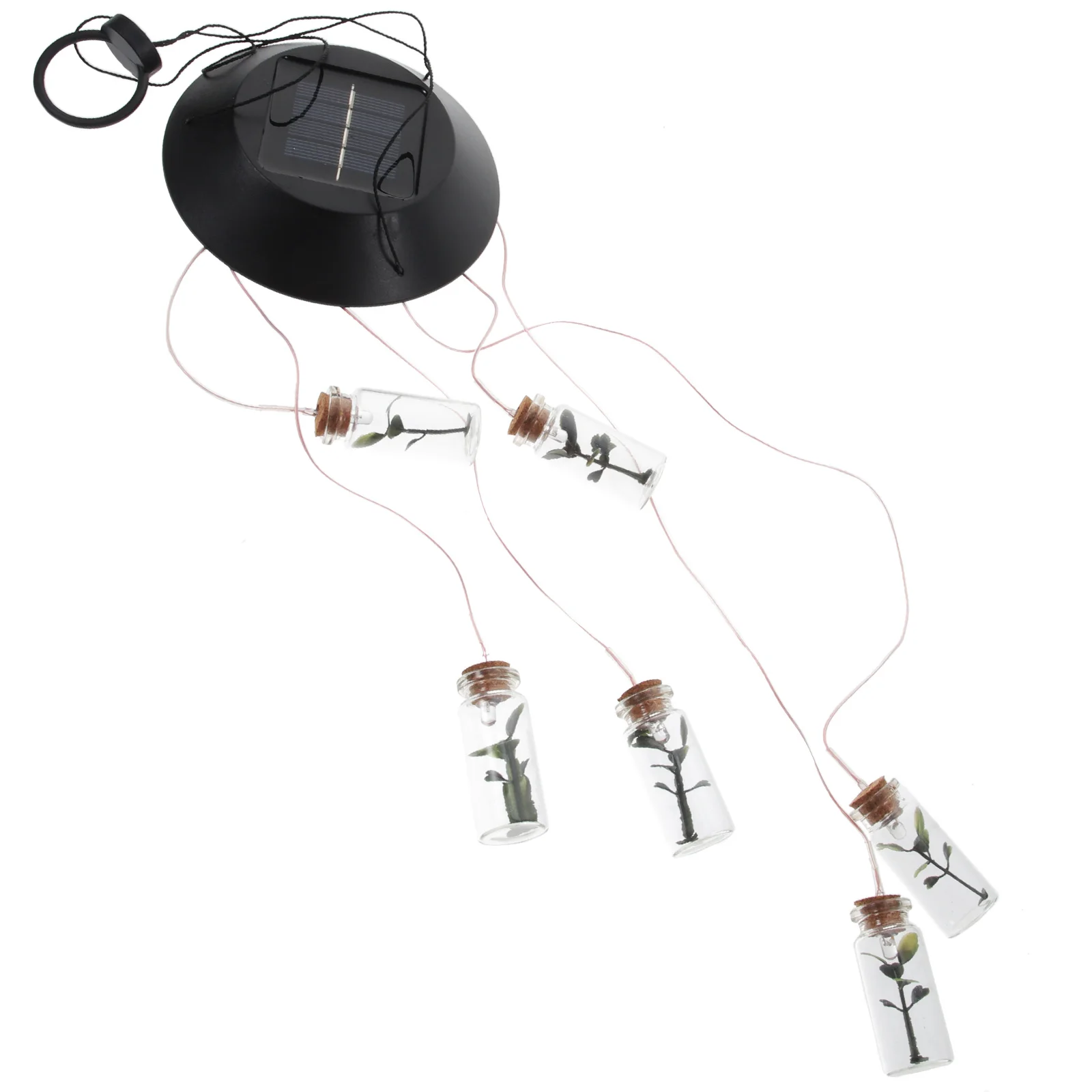 

Бутылка солнечный колокольчик водонепроницаемый светодиодный колокольчик для наружного внутреннего сада украшения патио ночное освещение