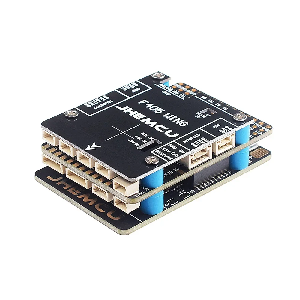 JHEMCU F405 Wing INAV Flight Controller Built-in Barometer Gyroscope OSD Blackbox BEC for RC Airplane Fixed-Wing