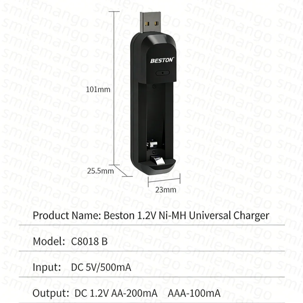 2PCS AAAA Rechargeable Battery Stylus 1.2V 400mAh AAAA Ni-MH Rechargeable Battery with Charger