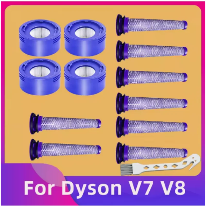 Dyson-Dv8-T12 For Dyson V7 V8 Parts Accessories Pre Filter Post Filter