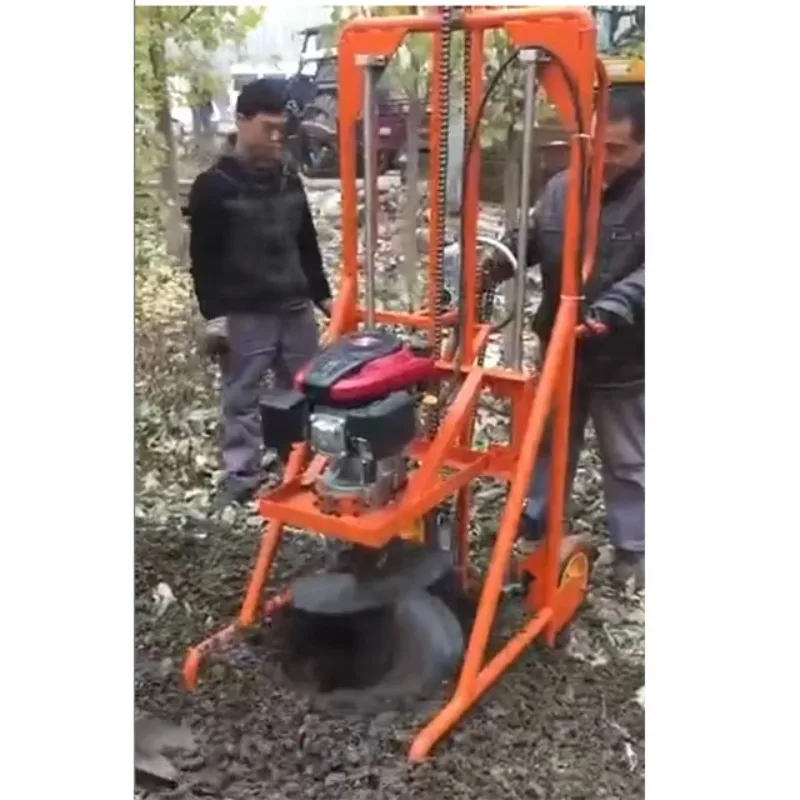 

【Best-selling】 Multi-Purpose Rotary Piling Earth Auger Machine High-Carbon Steel //Electric Engine Motor 50-150cm Depth 1