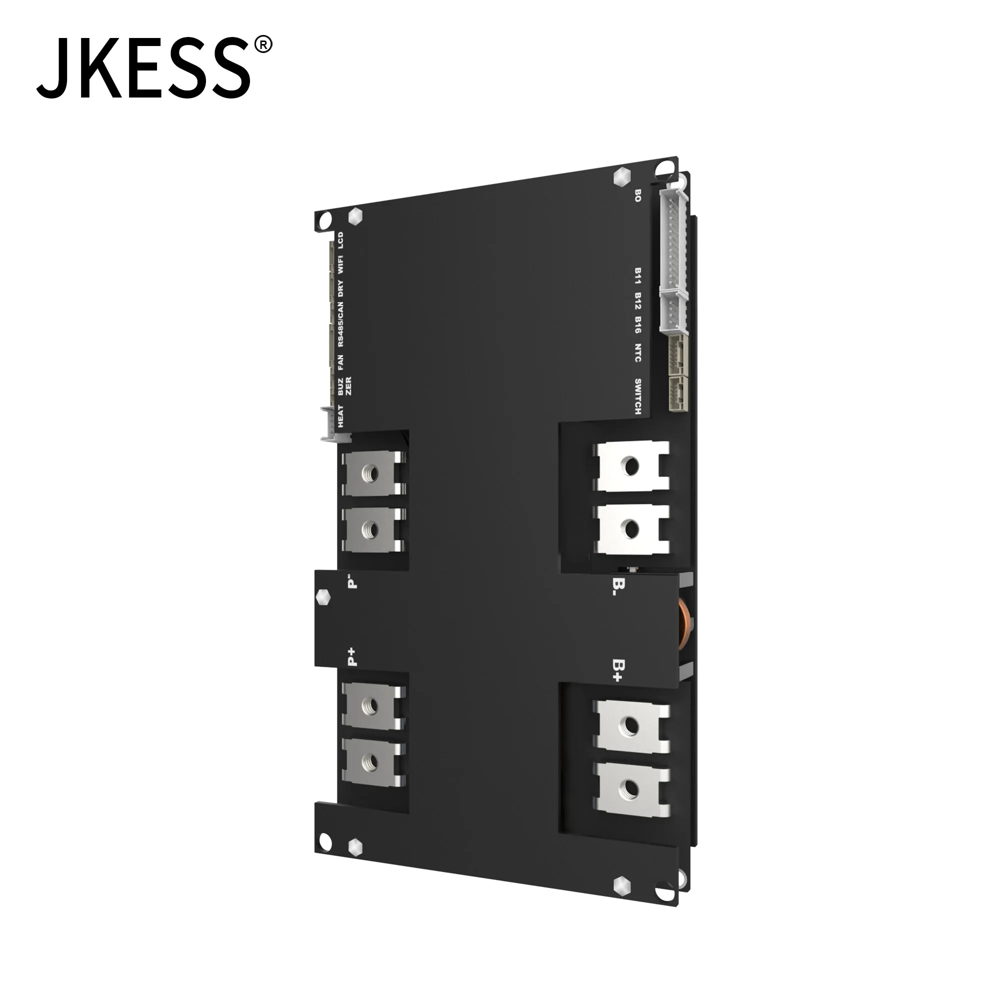 JKESS 5TH SOC BALANCE BMS  4S 8S 16S 24S 32S Lifepo4/Li-ion/LTO Battery 12V 24V 48V 72V 96V 50A 100A 150A 200A 300A Heat CAN