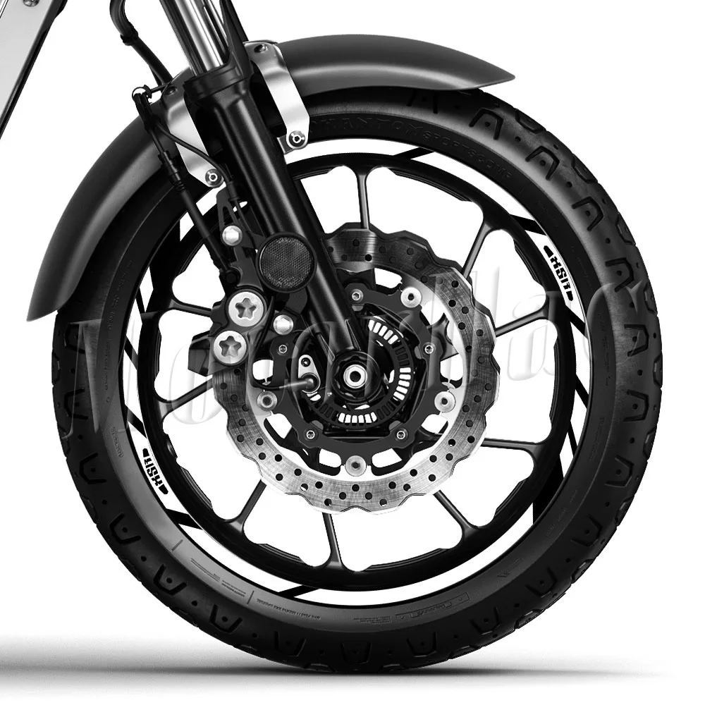Motorrad-Radaufkleber Reflektierender Felgenaufkleber Nabenstreifenband Zubehör Wasserdicht Für XSR 125 155 700 XSR900 XSR700 – Detail 1