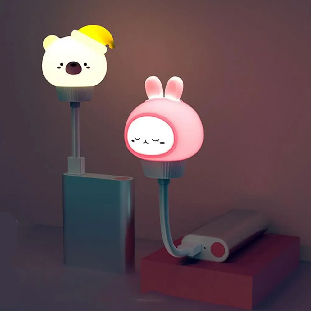 Xiaomi Led Night Light Usb Cute Cartoon Animal Nightlight Indoor Lighting Energy-Saving Child Bedroom Decor Lamp Holiday Gifts