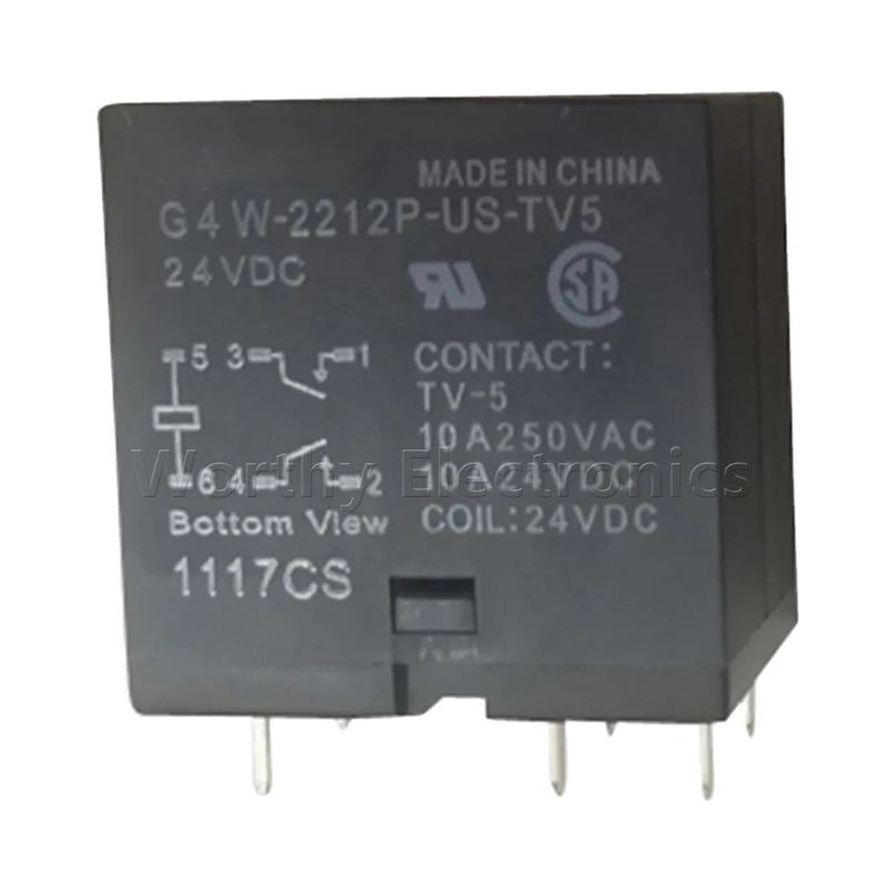 Giá Rẻ Shiping Linh Kiện Điện Tử Tiếp Điện 5V/12V24VDC 10A Nhúng 6Pin G4W-2212P-US-TV5 Mới Và Ban Đầu