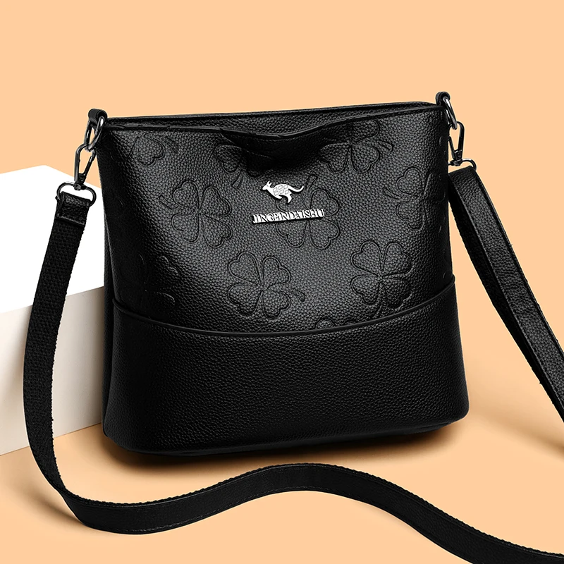 

New Women Handbag Bag Luxury Design Bucket Shoulder Crossbody Bag Flip Check Print Large Capacity Single Shoulder Straddle Bag