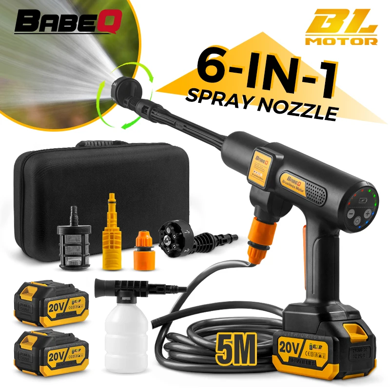 Pistola de Lavagem de Carro o Gerador de Espuma Lavagem Spray Cleaner Máquina de Lavar Carro Bateria Makita 18v 200bar de Alta Pressã