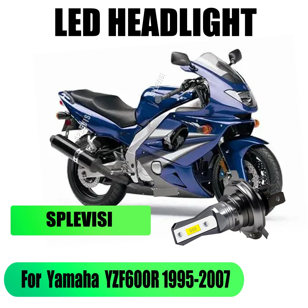

H4 Motorcycle LED Headlight Bulb 12V 45W artículos de moto For Yamaha YZF600R 1995 1996 1997 1998 1999 2000 2001 2002 2003-2007
