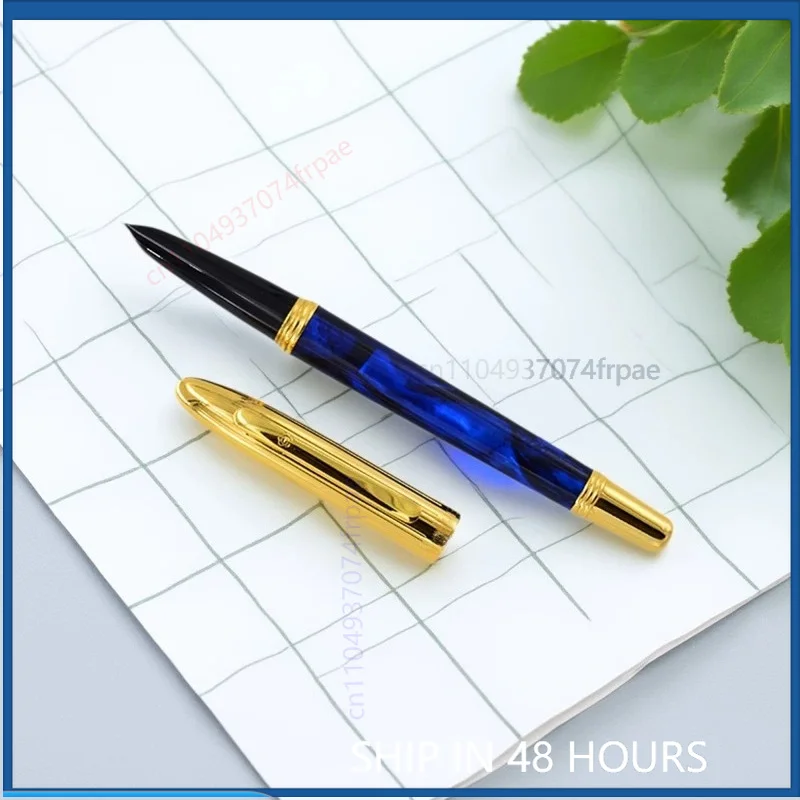 1990s NOS For Hero General Factory 132 Celluloid 12K Gold Fountain Pen Mini Portable Vintage Collectible Pen