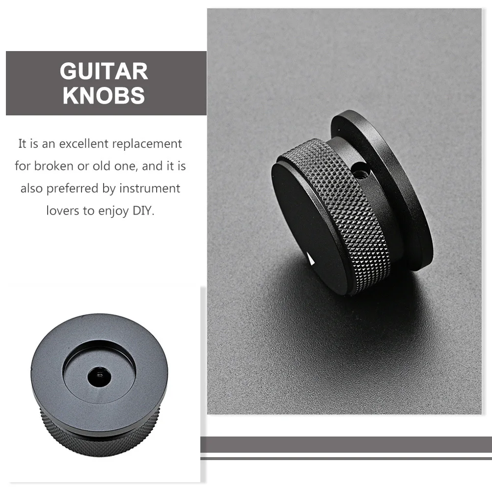 مقبض التحكم في مقياس الجهد من الألومنيوم، صلابة قوية، عمر خدمة طويل لمعدات صوت الجيتار الكهربائي #4