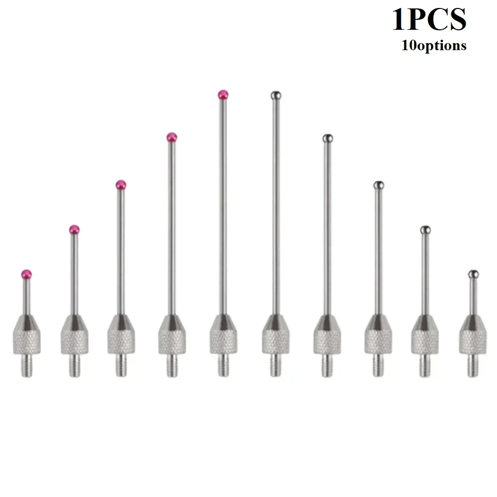 

Versatile Carbuncle Tungsten Steel Head M2 5 Thread Micrometer Gauge Probe For Precision Calculating Instruments