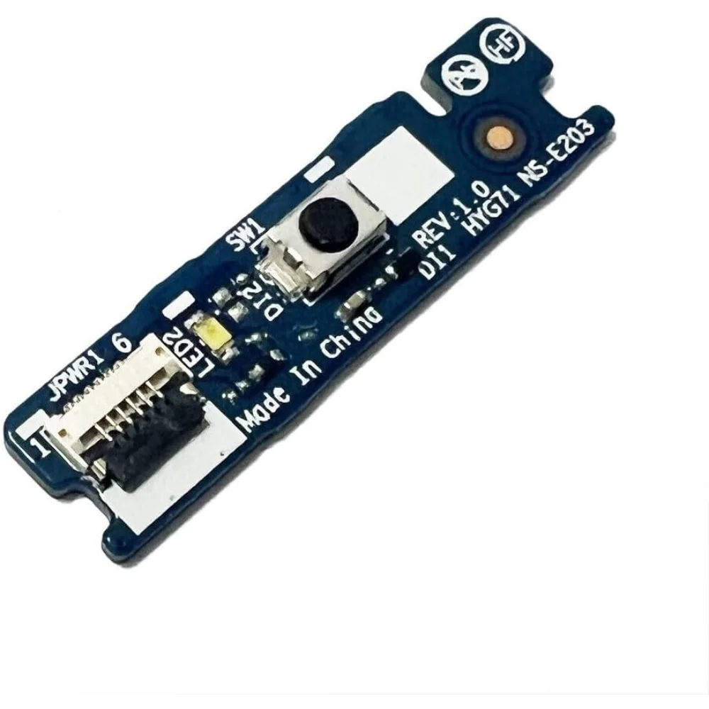 Power Switch ON-FF Button Board Replacement for Lenovo IdeaPad Yoga 7 16IAH7 82UF 5C50S25372 NS-E203 (Without Cable)