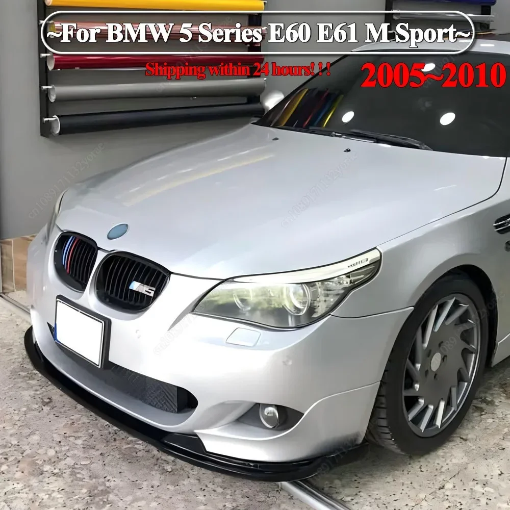 

For BMW 5 Series E60 E61 523i 525i 528i 530i 535i 540i 550i M Sport 2005-2010 Front Bumper Splitter Lip Diffuser Spoiler Tuning