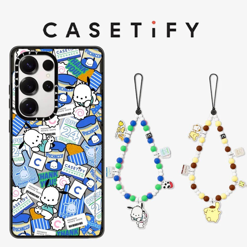 CASETiFY Sanrio Characters Series Magnetic Drop-proof Case for Samsung Galaxy S23 S24 S25 S26+ Ultra Plus Phone Charm Lanyardv