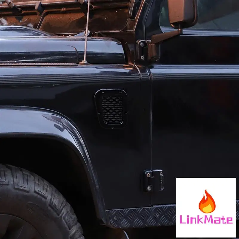 

Car Fender Air Intake Protective Net For Land Rover Defender 2004-2019 Side Wing Ventilation Grille Decorative Stickers
