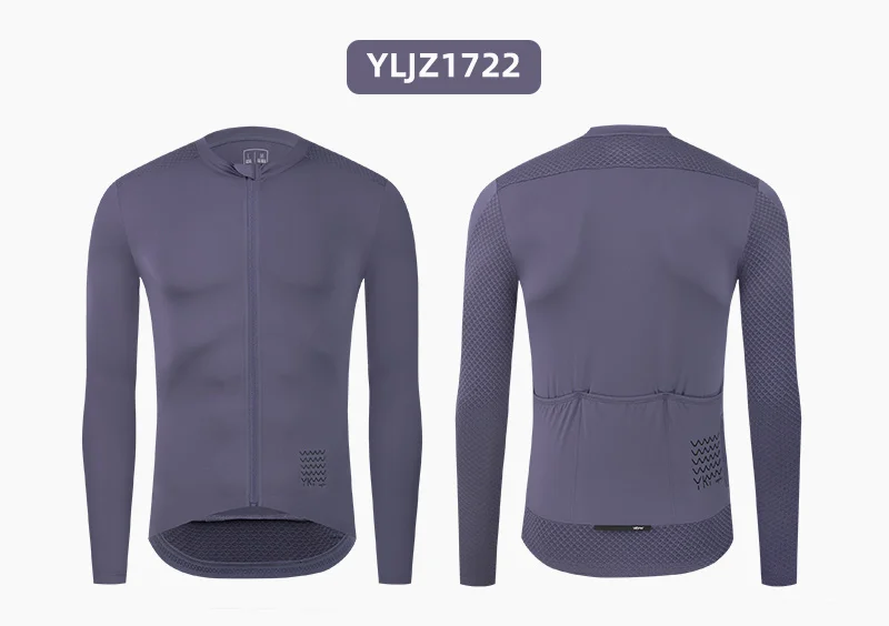 YKYWBIKE Herren-Radsport-Sets, langärmelig, lange Trägerhose, Fahrradbekleidung, Mann, Radfahren, Maillot, Rennrad-Set, Fahrradbekleidung – Detail 15