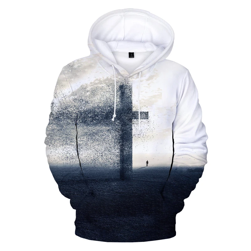 New Christian Jesus Hoodie 3D Printed Hoodie Unisex Hoodie Love Christian Streetwear Cross Hoodies Oversized Hoodies