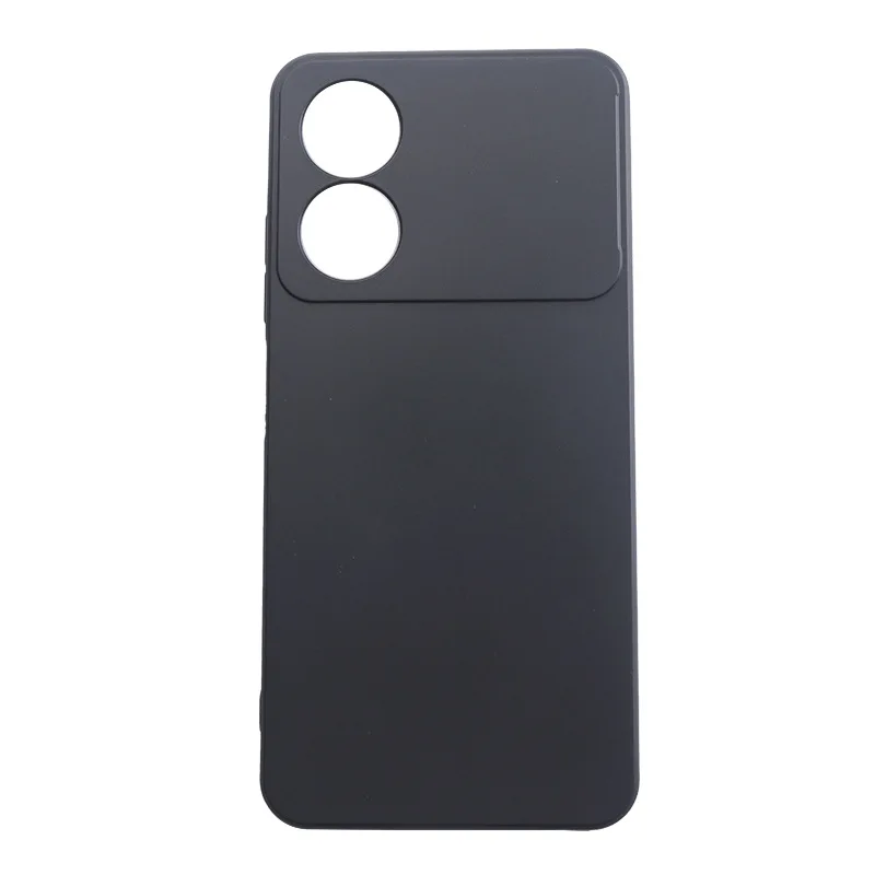 Black Soft Silicone Funda for ZTE Blade A34 Case 6.6 Inch Soft TPU Good Quality Coque For ZTE Blade A34 Cover