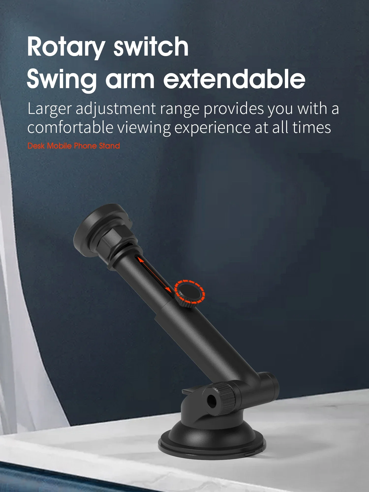 Foldable Desk Phone Holder Desktop Mobile Tablet Stand for iPad iPhone Samsung Adjustable Smartphone Car Sucker Bracket view 5