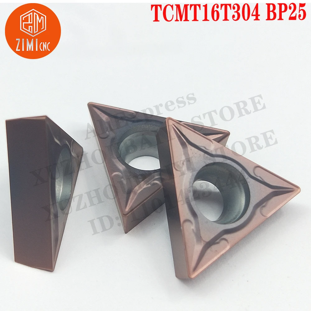 TCMT16T304 BP25 TCMT Interno 16T304 Inserções de carboneto Ferramentas de Torneamento Cortador mecânico lâmina de metal de torno Ferramenta CNC Torneamento interno