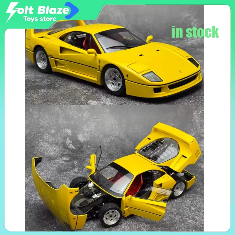 

KYOSHO 1/18 Ferrari F40 Full Open Limited Version Diecast Car Model Simulation Collection Cars Model Kids Toys Birthday Gifts