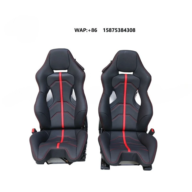 Car Interior Trims Carbon Fiber Leather Luxury Adjustable Bucket Seat for  458 Speciale 488 Sport Racing Seat