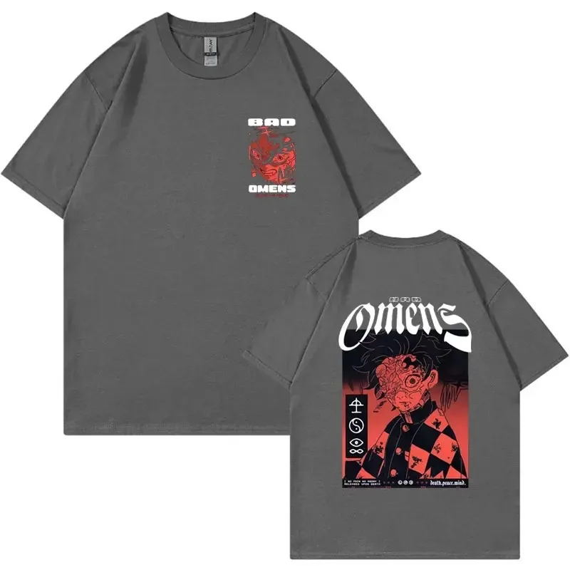 Bad Omens Band Music Tour 2023 Graphic T Shirts Concrete Jungle Tour Men Women T-shirt Harajuku Oversized T Shirt Y2k Streetwear