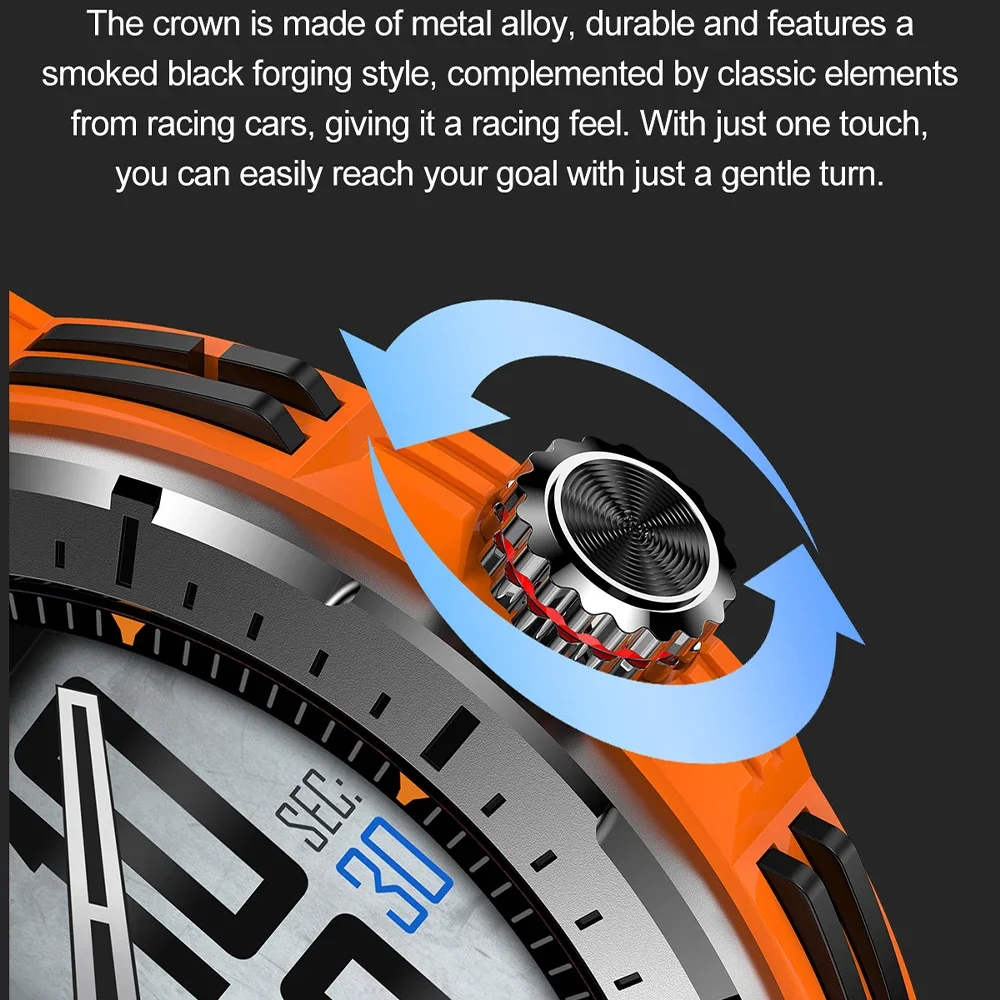 2024 New Smartwatch - AMOLED 1.43-inch. 466*466 Full Screen Touch. NFC. Bluetooth Call. Heart Rate Monitoring. Voice Control.