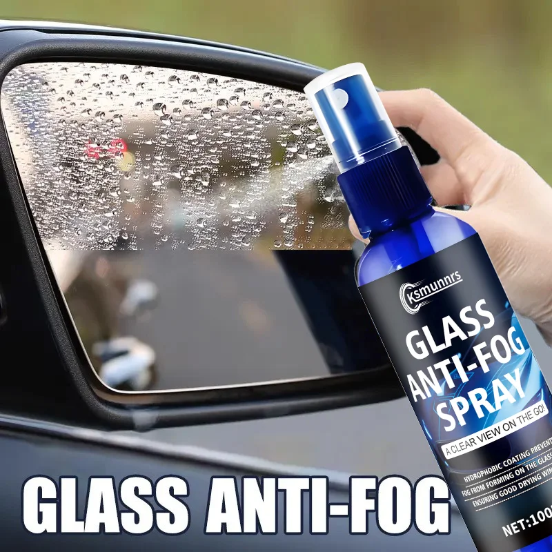Fast-Acting Car Glass Waterproofing Agent, Nano Hydrophobic Rain-Proof and Anti-Fog Coating, Efficient All-Around Protection