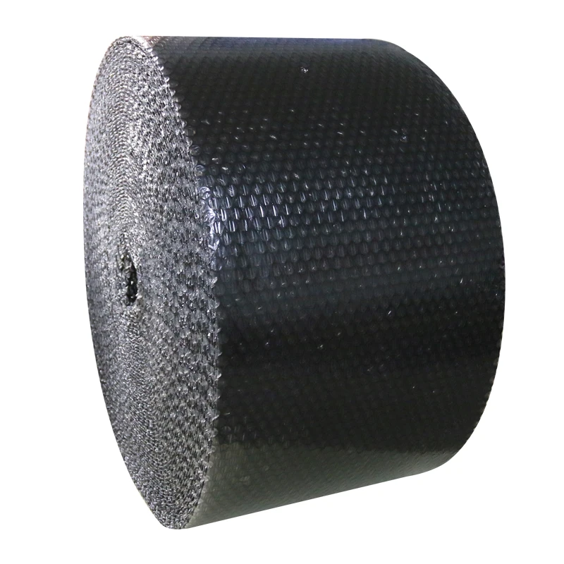 Black Bubble of Wrap Film antiurto Foam Roll Bag Paper Packing Double Layer Fragile Pressure Relief Transport Logistics