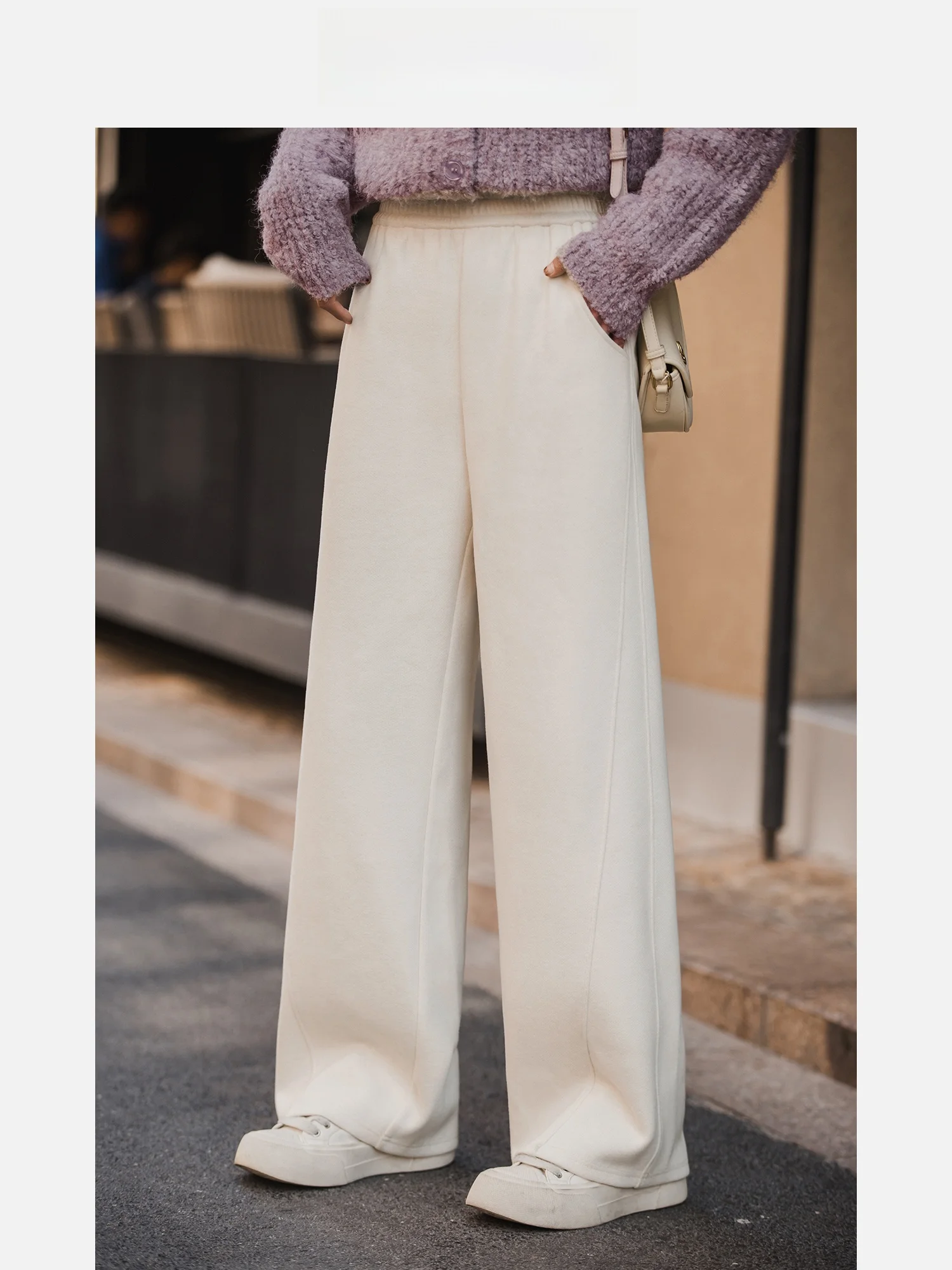 

Женские повседневные брюки с высокой талией, свободного кроя, весна 2026, модные, больших размеров, для невысоких, универсальные, удобные