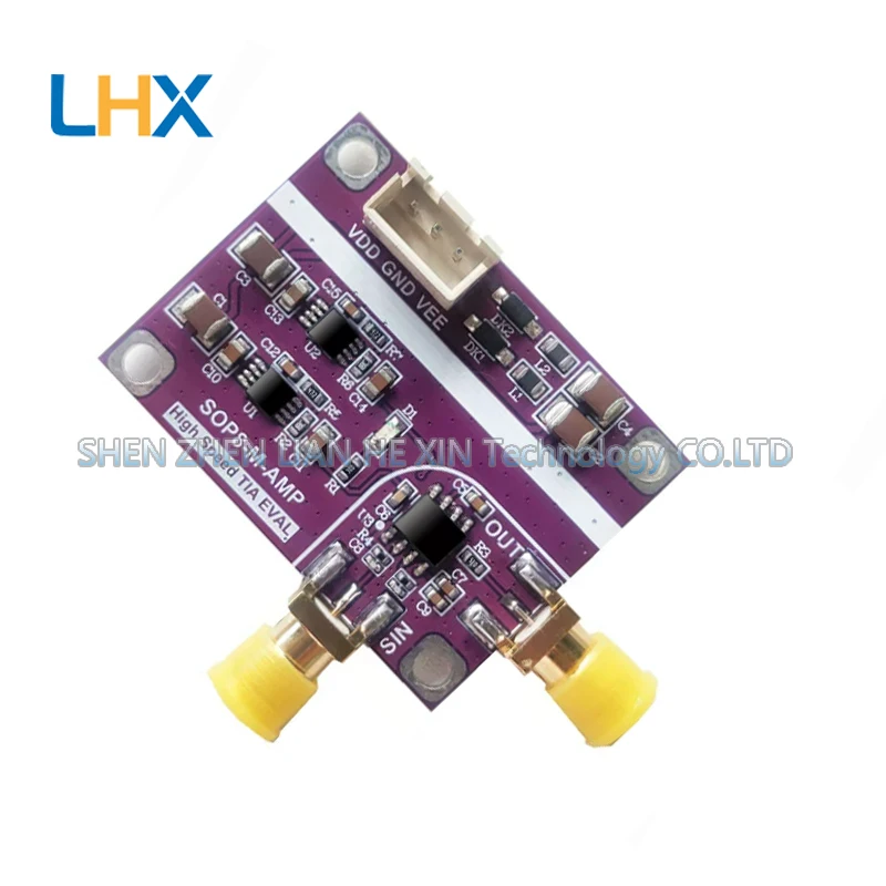 TLC2201 transimpedance amplifier module TIA precision photodiode microcurrent conversion low-noise dual power supply new