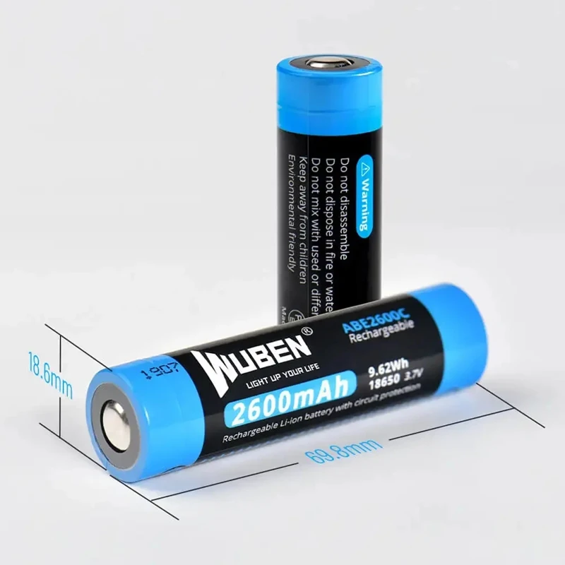 WUBEN Flashlight ABE2600C For WUBEN L50 Flashlight C3 Torch