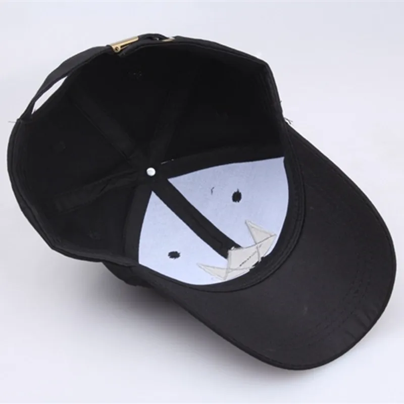 Game Watch Dogs Baseball Cap Cosplay 3D Bone Embroidery Adjustable Cotton Sun Hat Unisex Outdoor Sports Costume Prop Accessories