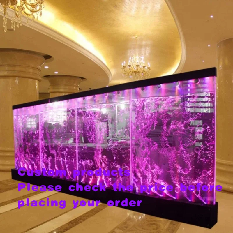 custom.Customized RGB LED Acrylic Bubble Wall Home Decor Screen with Self-Standing/Wall-Hanging Design Contemporary Style