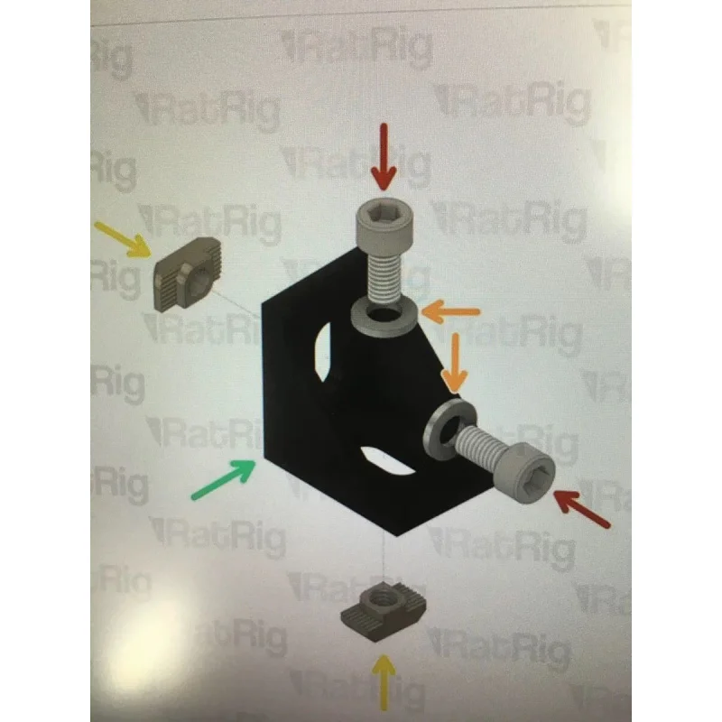 

For 3D printer accessories 3030 corner codes, Ratrig printer connectors do not include screws and nuts