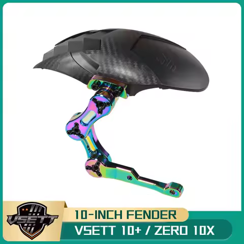 Model B Universal Single Arm Mudguard for 10-Inch Electric Scooter VSETT 10+ AUSOM DT2 PRO &amp; KUGOO F3 PRO MAX Adjustable Fender